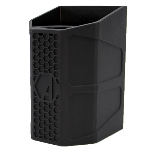 Mit dem ALPHA PRECISION S-RACK hast du deinen Suppressor sicher und platzsparend im Waffenschrank verstaut, dank starker Neodym-Magnete und rutschfester Gummierung.